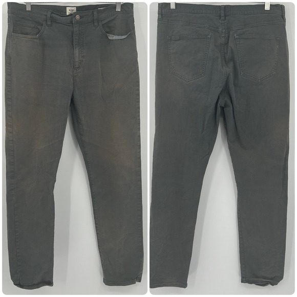 Flint and Tinder Mens Tapered Fit Pants 36x32 Faded Gray Casual Cotton Blend - Picture 1 of 10